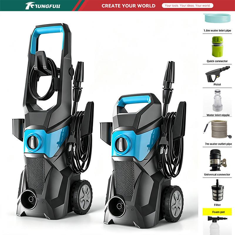 Outdoor Power Washer - Elektrikli Yüksek Basınçlı Yıkama Makinesi 220V