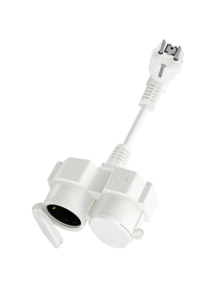 Outdoor Power Extension Cord - 2 Schuko Prizli AB Uzatma Kablosu,