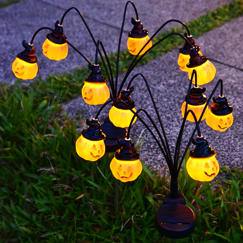 Outdoor Yard Power Stake - Güneş Enerjili Cadılar Bayramı Yol Aydınlatma