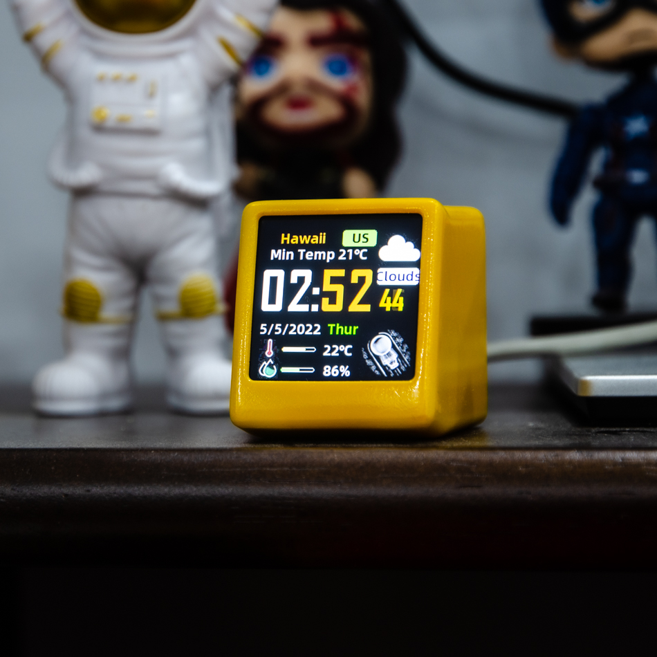 Outdoor Power G Sensor - Akıllı hava İstasyonu masaüstü LED LCD