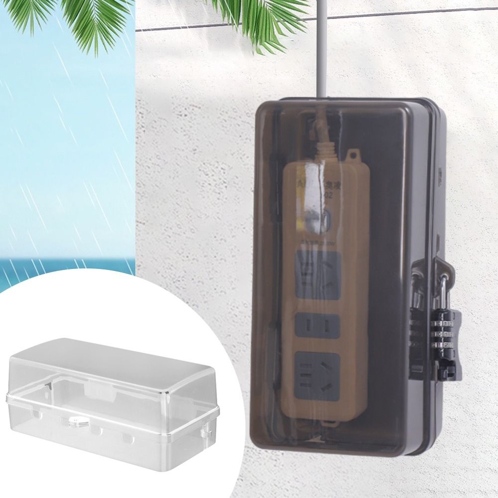 Outdoor Power Strip Weatherproof - Taşınabilir Plastik Fiş Kutusu Anti-hırsızlık Su