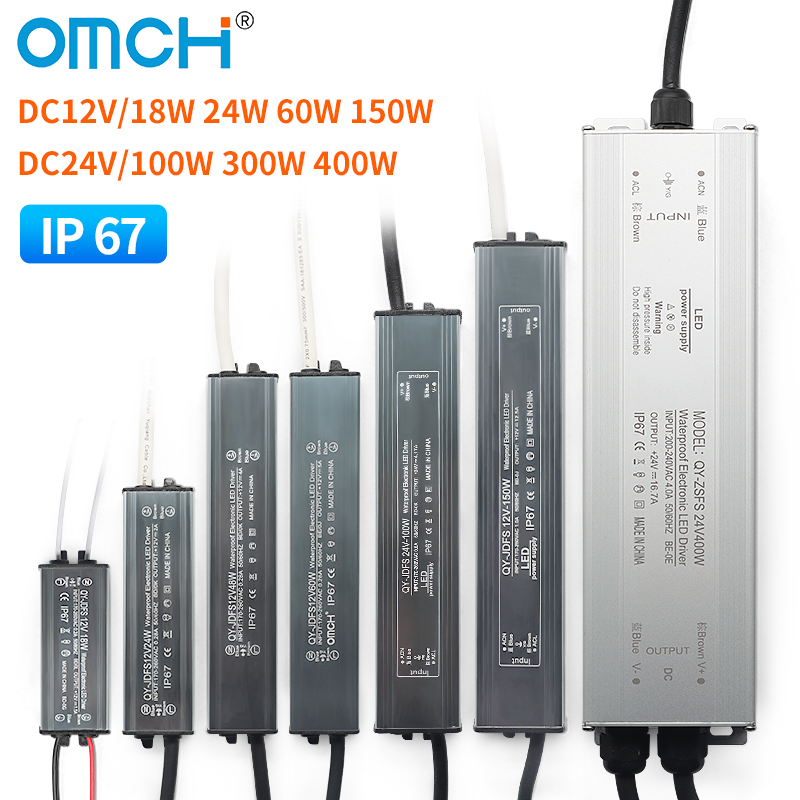 Outdoor Power Transformer - OMCH IP67 Su Geçirmez Güç Kaynağı