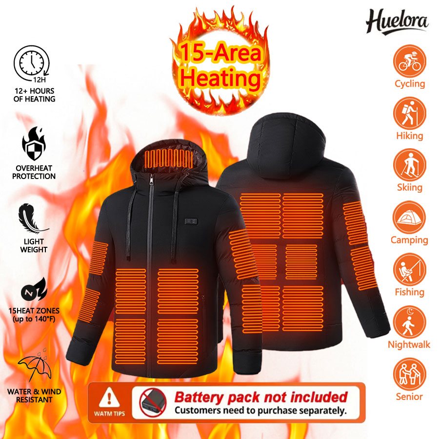 Outdoor Powersports - Huelora 11 Alan Isıtmalı Ceket Erkekler