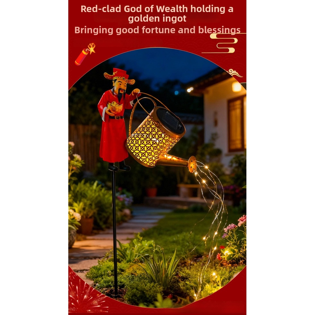 Kırmızı Metal Güneş Enerjili S - Outdoor Yard Power Stake incelemesi ve fiyatı