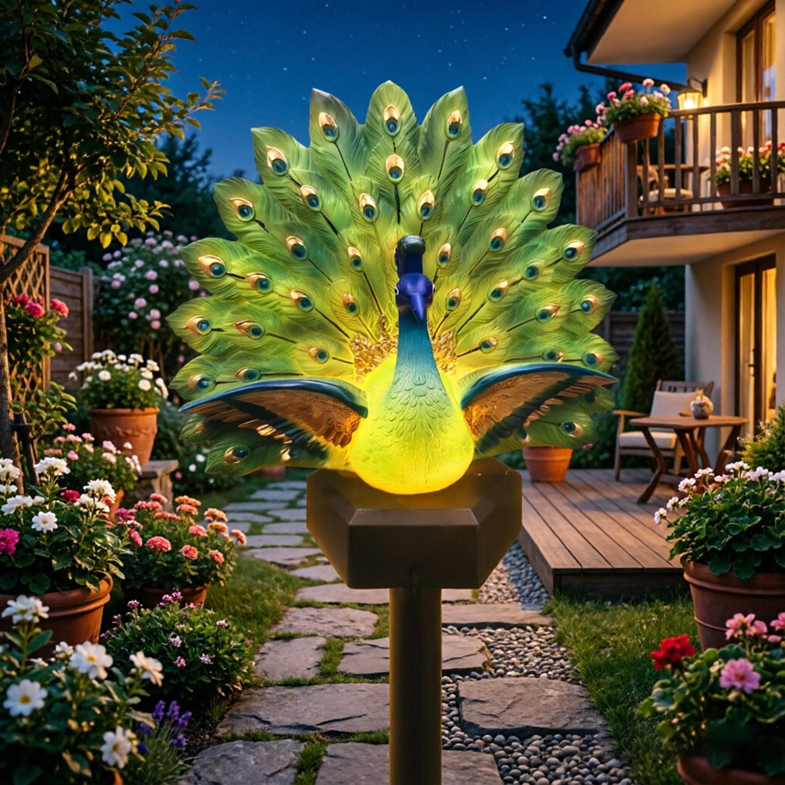 Güneş Enerjili Kuş Bahçe Heyke - Outdoor Yard Power Stake incelemesi ve fiyatı