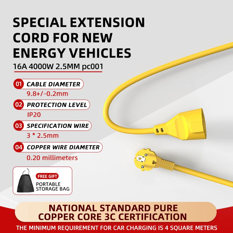 16A EU Schuko Prizli Çoklu Pri - Outdoor Power Extension Cord incelemesi ve fiyatı