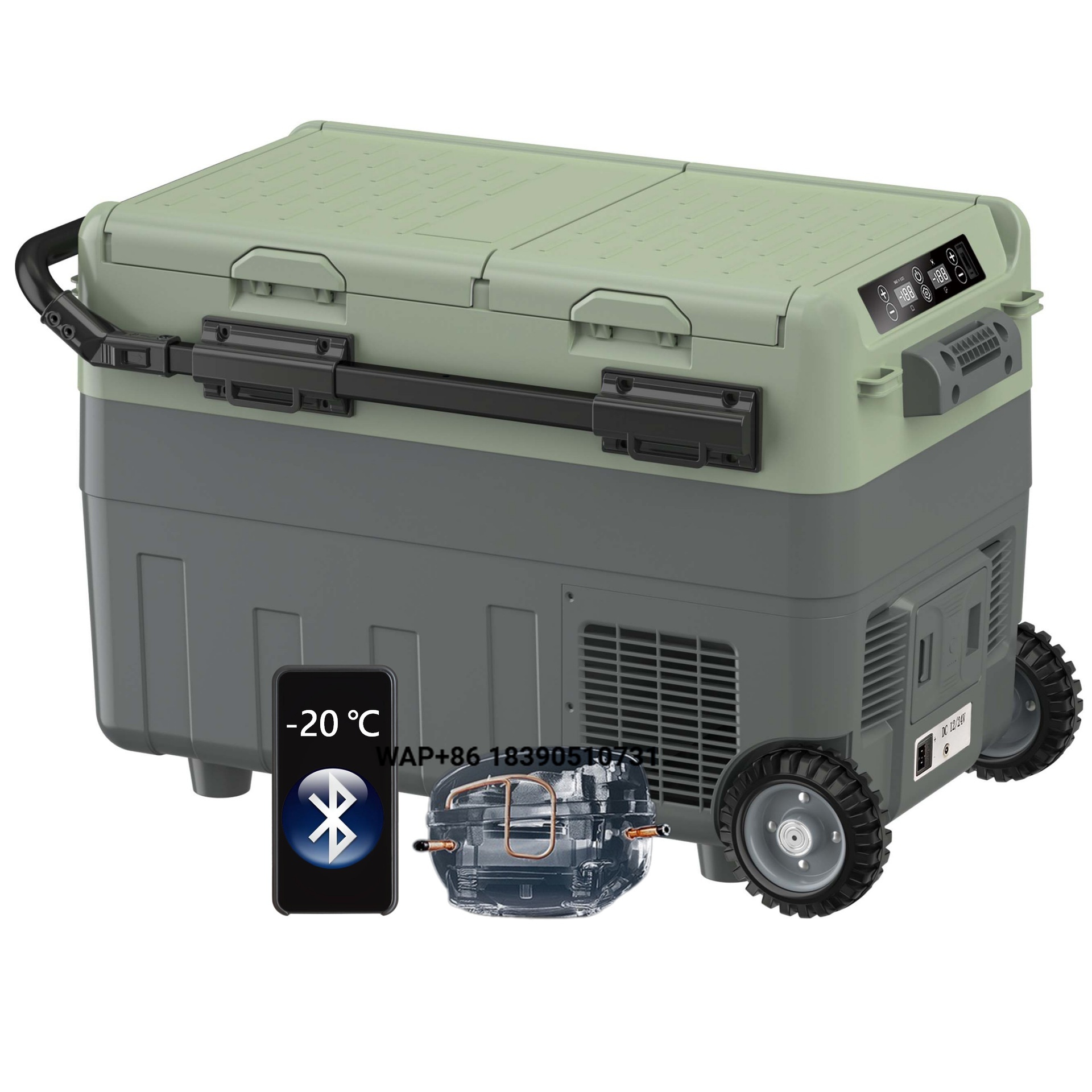 40L Çift Bölmeli Taşınabilir A - Outdoor Power Wheels incelemesi ve fiyatı