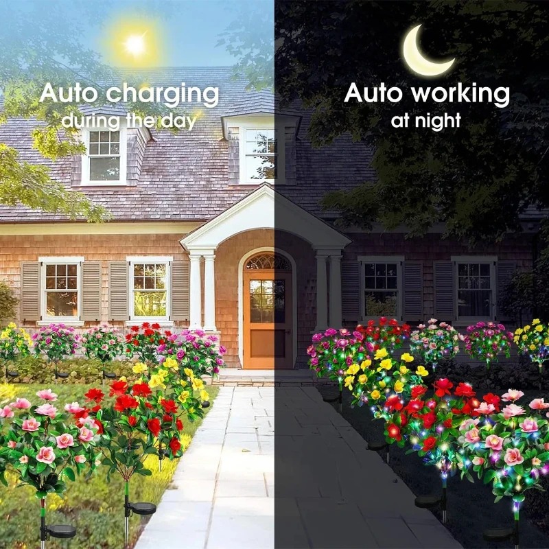 Güneş Enerjili Çiçek Bahçesi L - Outdoor Yard Power Stake incelemesi ve fiyatı