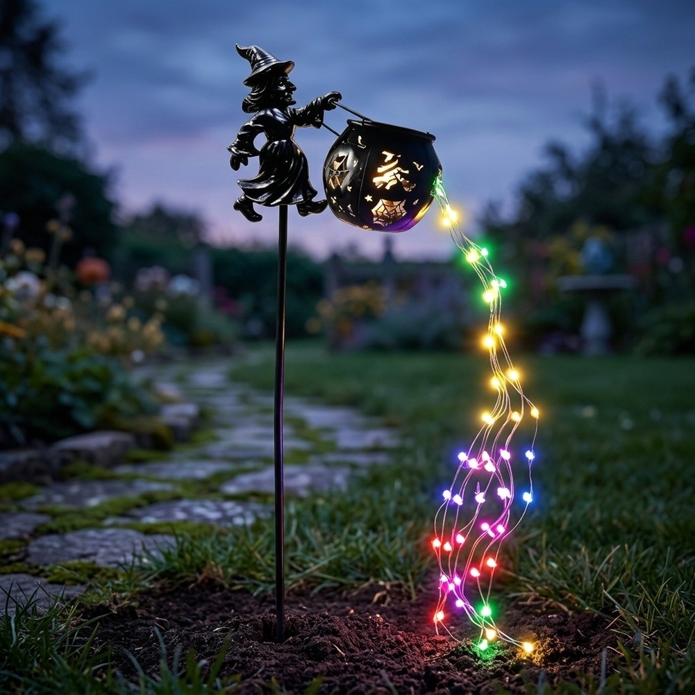Güneş Enerjili Cadı Kazanı Şek - Outdoor Yard Power Stake incelemesi ve fiyatı