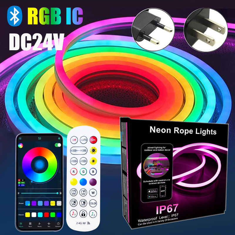 24V Adreslenebilir Neon Led Şe - Outdoor Power Strip Weatherproof incelemesi ve fiyatı