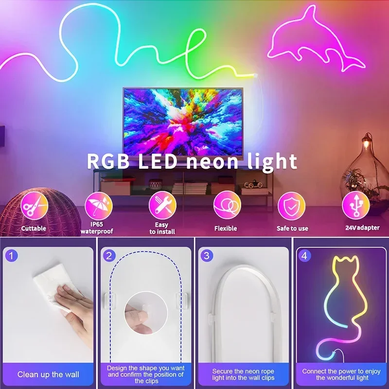 24V Adreslenebilir Neon Led Şe - Outdoor Power Strip Weatherproof incelemesi ve fiyatı