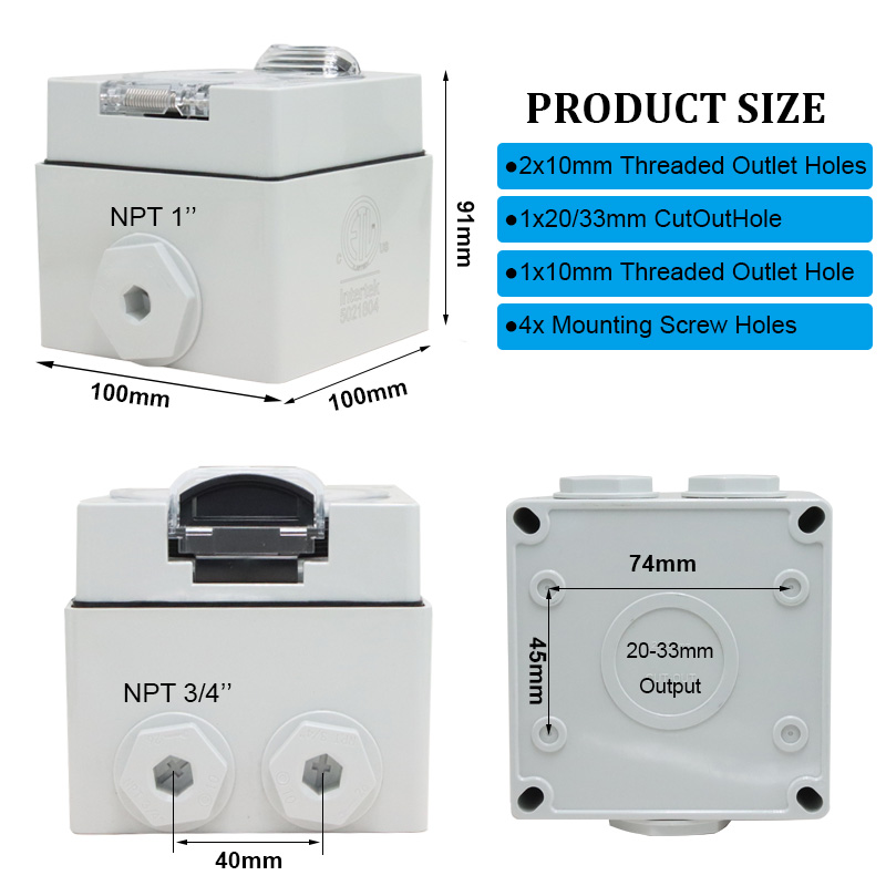 125/250V 20A Jeneratör RV Güç  - Outdoor Power Inlet Box incelemesi ve fiyatı