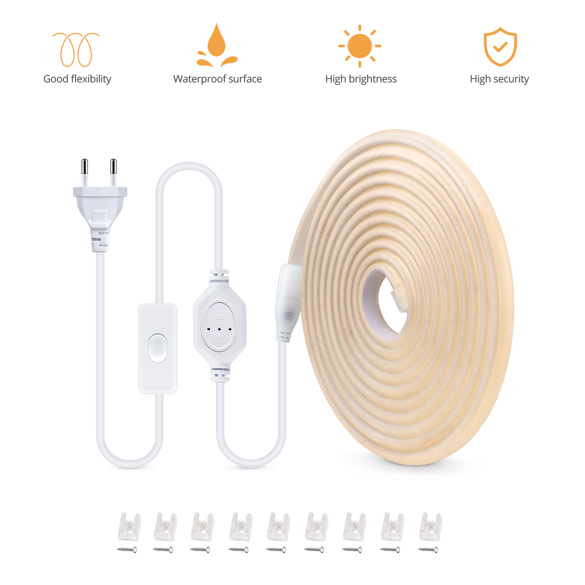 110V 220V COB LED şerit dış me - Outdoor Power Strip Weatherproof incelemesi ve fiyatı