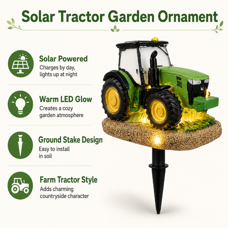 Güneş Enerjili Traktör Bahçe L - Outdoor Yard Power Stake incelemesi ve fiyatı