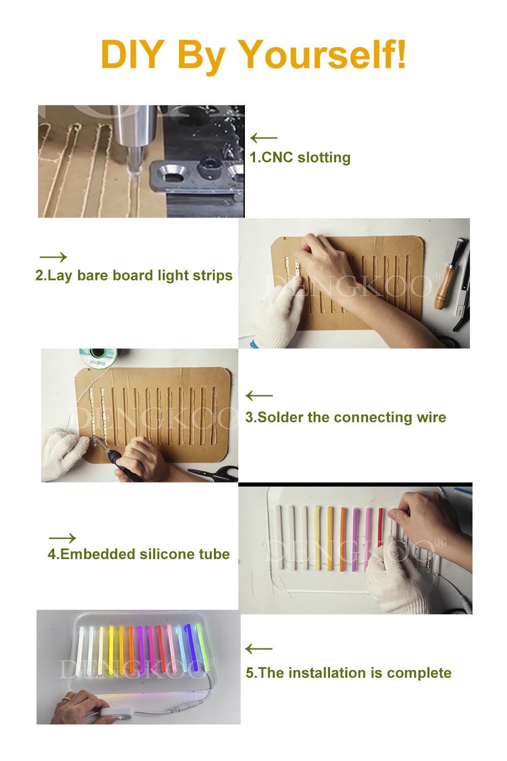 6mm ayrı silikon Neon Led şeri - Outdoor Power Strip Weatherproof incelemesi ve fiyatı